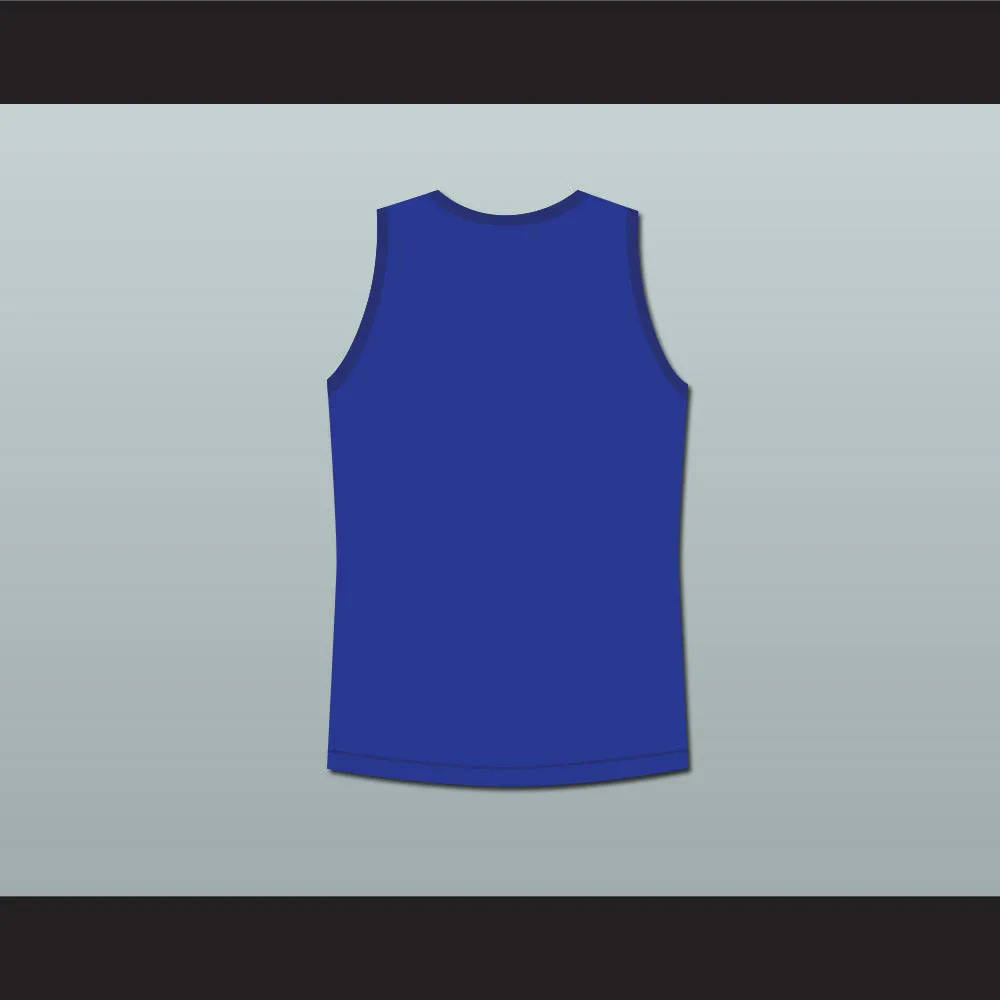 White Men Can't Jump Brotherhood Tournament Basketball Jersey Blue