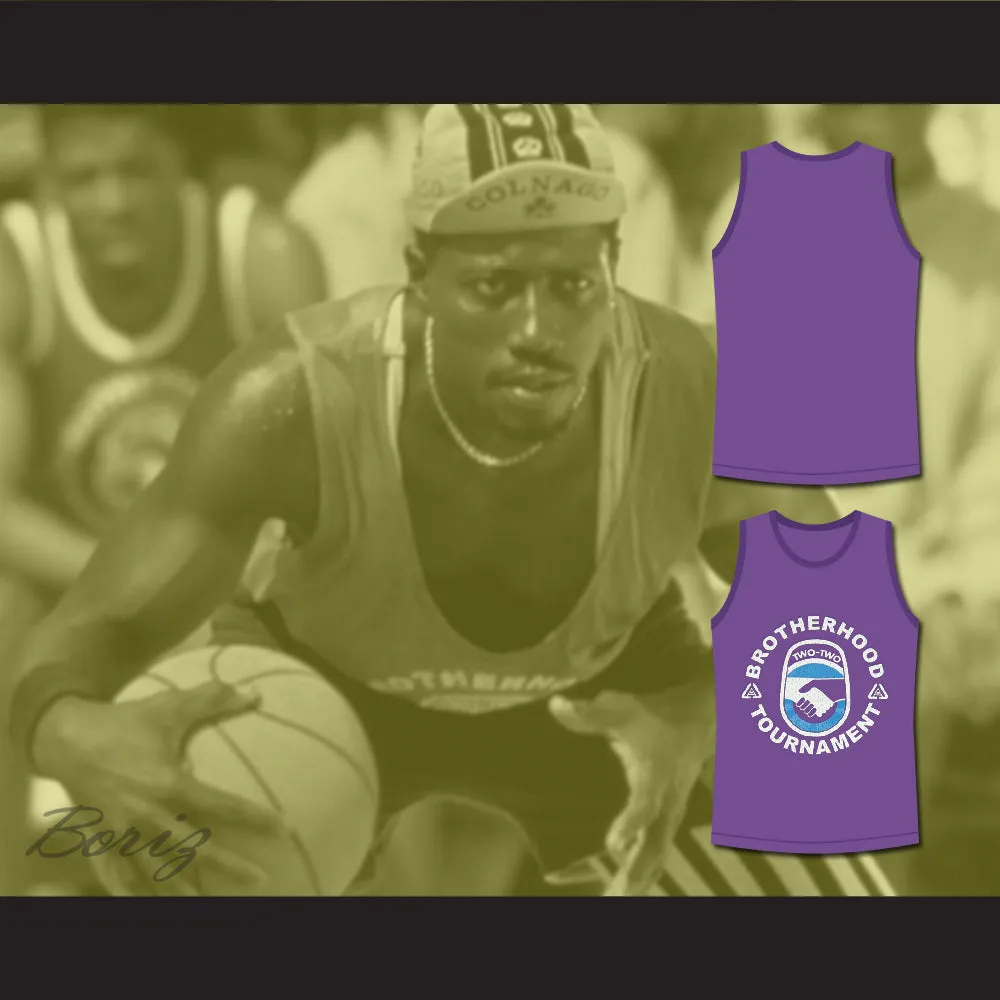 White Men Can't Jump Brotherhood Tournament Basketball Jersey Purple