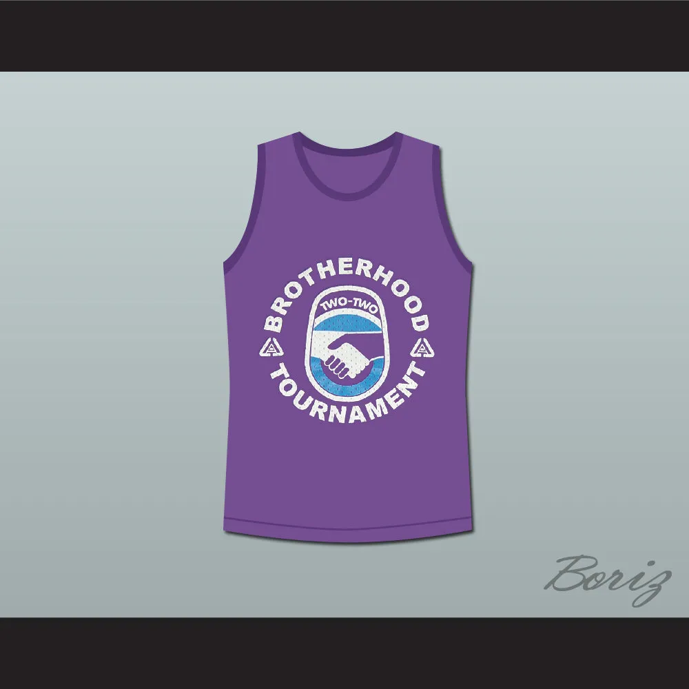 White Men Can't Jump Brotherhood Tournament Basketball Jersey Purple