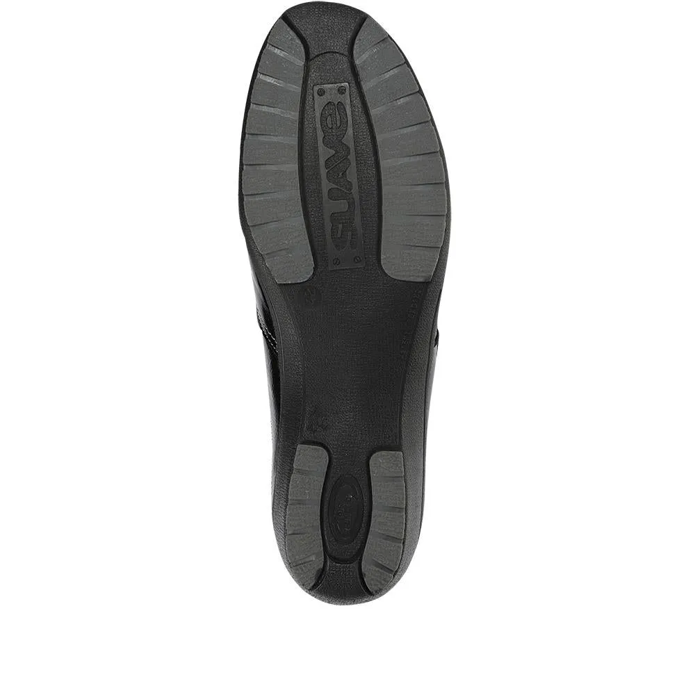 Wide Fit Leather Mary Jane - CAL1805 / 145 968