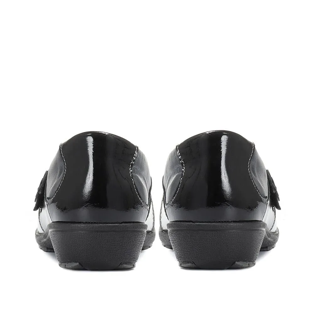 Wide Fit Leather Mary Jane - CAL1805 / 145 968