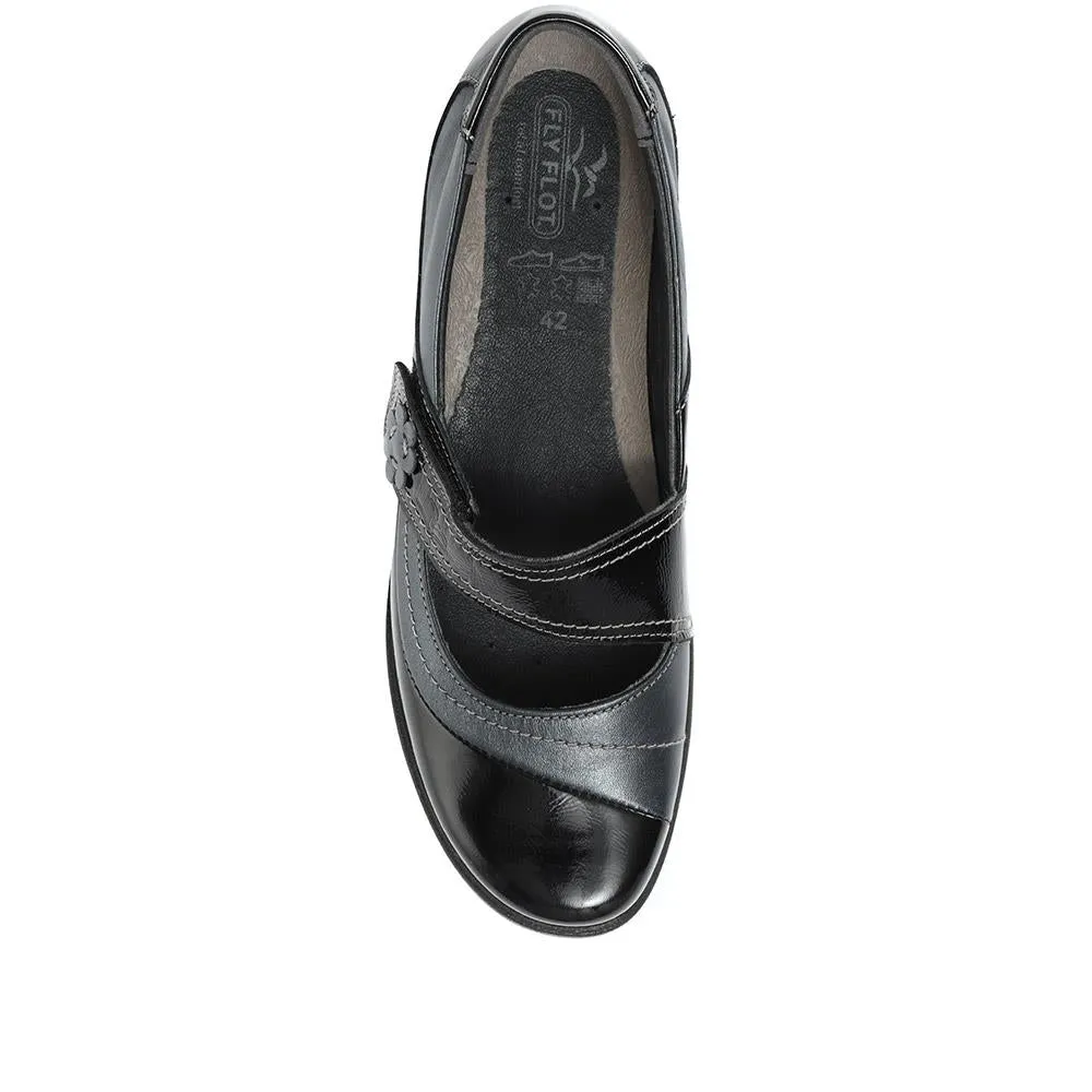 Wide Fit Leather Mary Jane - CAL1805 / 145 968