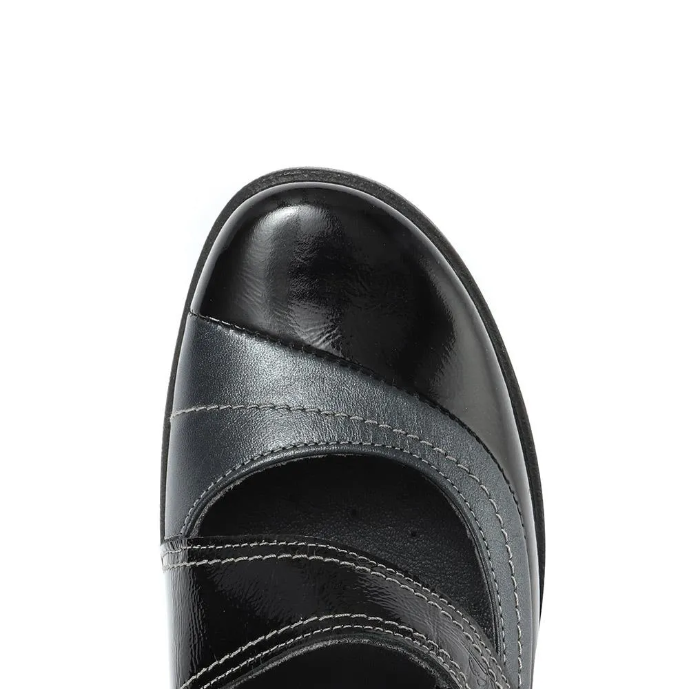 Wide Fit Leather Mary Jane - CAL1805 / 145 968