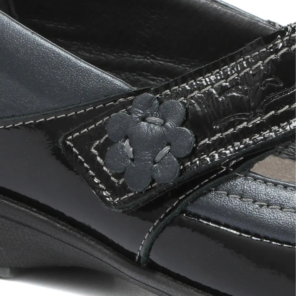 Wide Fit Leather Mary Jane - CAL1805 / 145 968