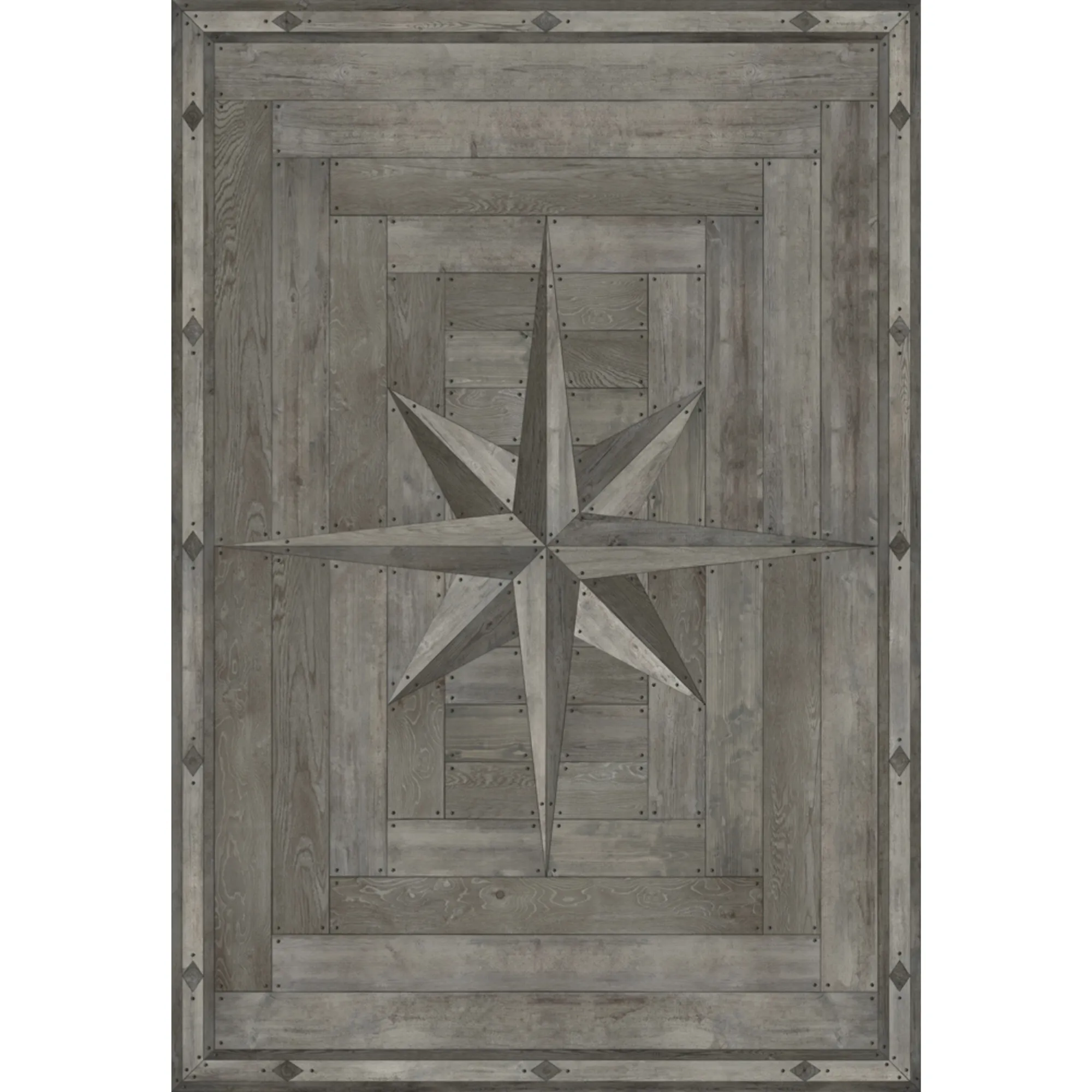 Williamsburg 18th-Century Joinery "A Forest Grove" Vinyl Floorcloth - Spicher & Co.
