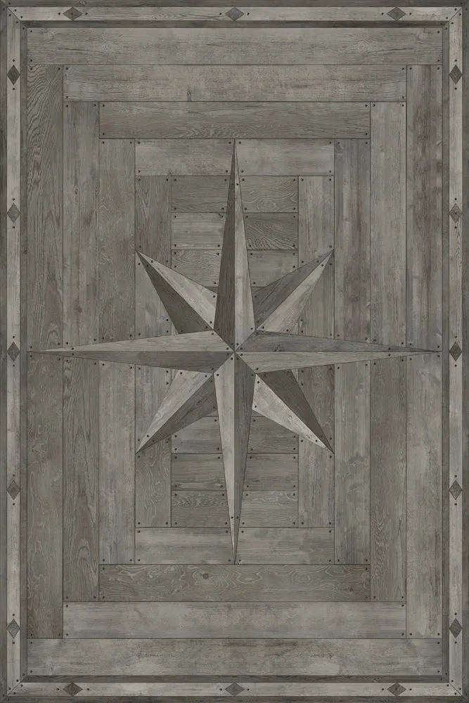 Williamsburg 18th-Century Joinery "A Forest Grove" Vinyl Floorcloth - Spicher & Co.