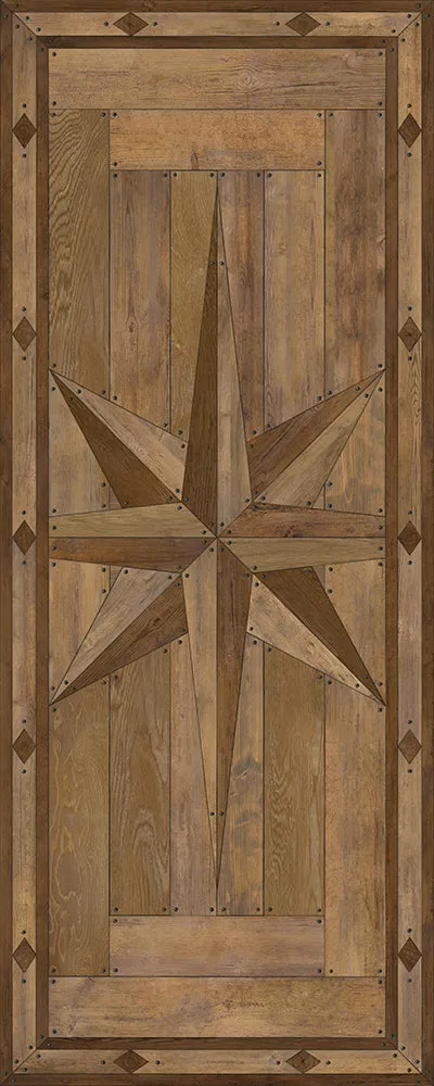 Williamsburg 18th-Century Joinery "Woodworking" Vinyl Floorcloth - Spicher & Co.