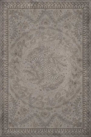 Williamsburg Cozens "Foggy Foggy Dew" Vinyl Floorcloth - Spicher & Co.