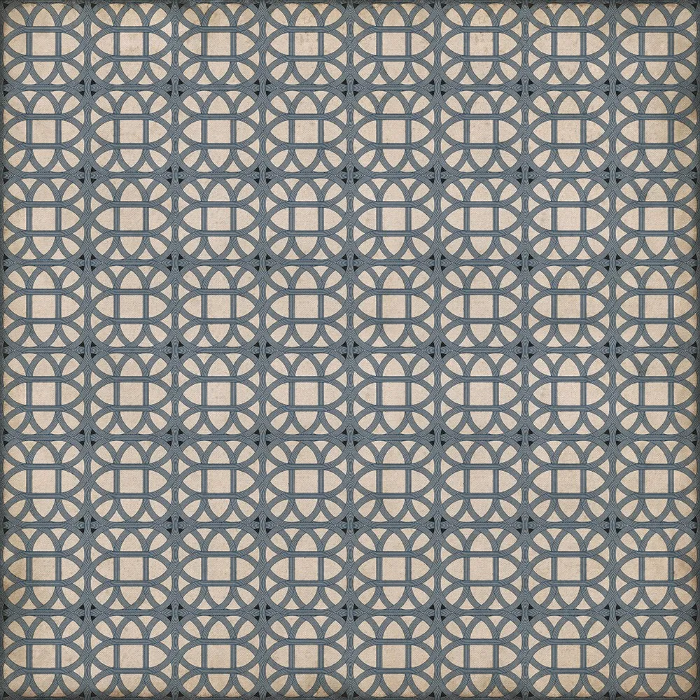 Williamsburg Lamerie Lattice "James Geddy" Vinyl Floorcloth - Spicher & Co.