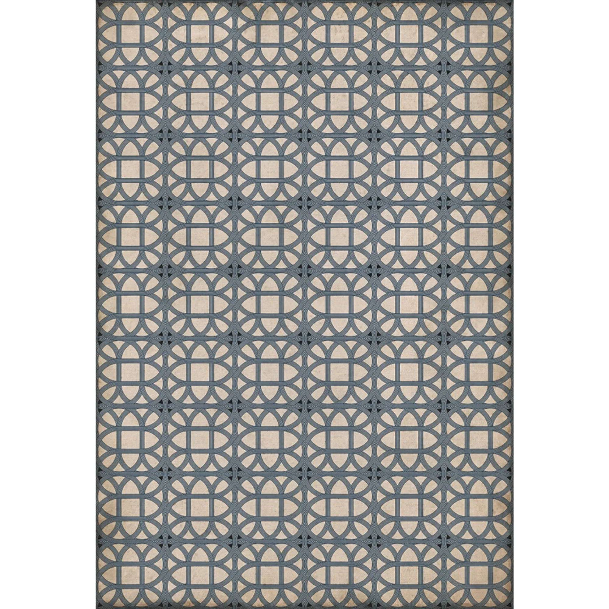 Williamsburg Lamerie Lattice "James Geddy" Vinyl Floorcloth - Spicher & Co.