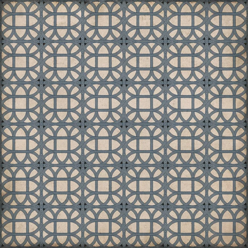 Williamsburg Lamerie Lattice "James Geddy" Vinyl Floorcloth - Spicher & Co.