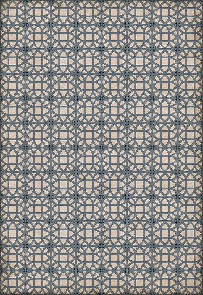 Williamsburg Lamerie Lattice "James Geddy" Vinyl Floorcloth - Spicher & Co.