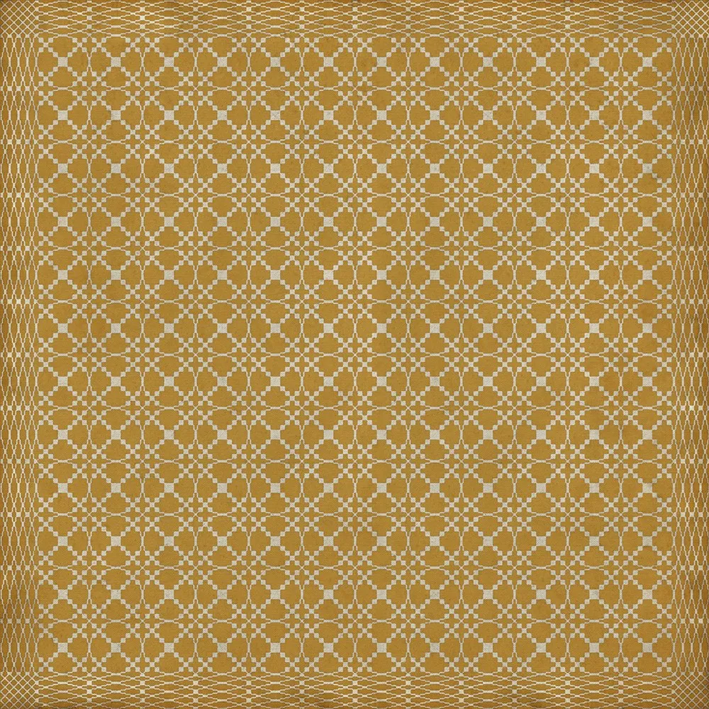Williamsburg Woven "Essex EST 1692" Vinyl Floorcloth - Spicher & Co.