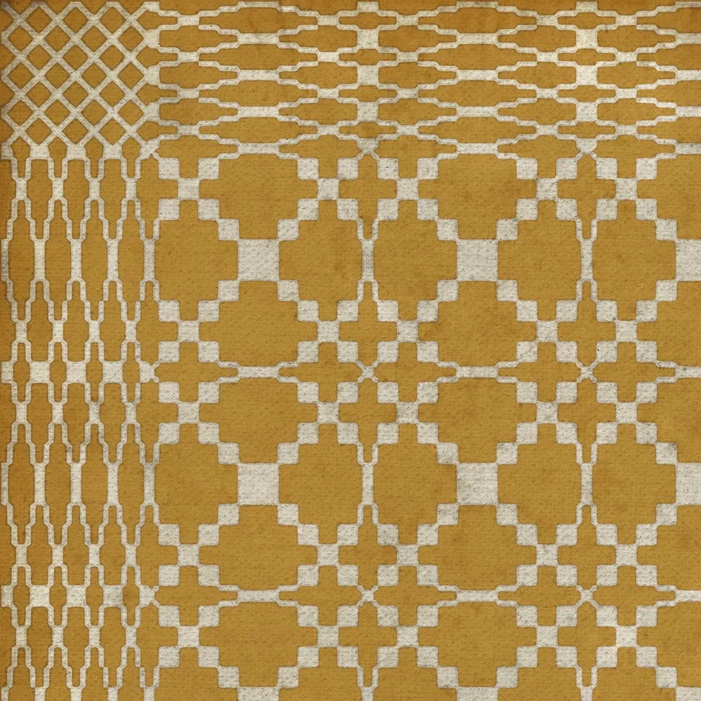 Williamsburg Woven "Essex EST 1692" Vinyl Floorcloth - Spicher & Co.