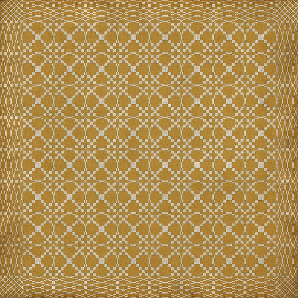 Williamsburg Woven "Essex EST 1692" Vinyl Floorcloth - Spicher & Co.