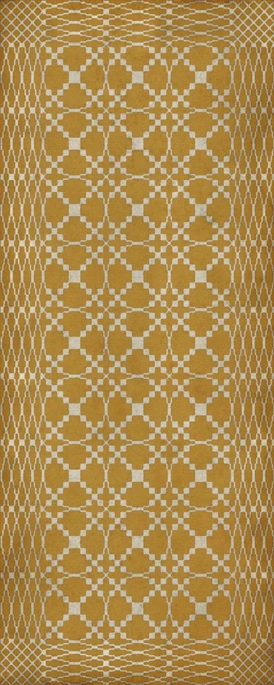 Williamsburg Woven "Essex EST 1692" Vinyl Floorcloth - Spicher & Co.