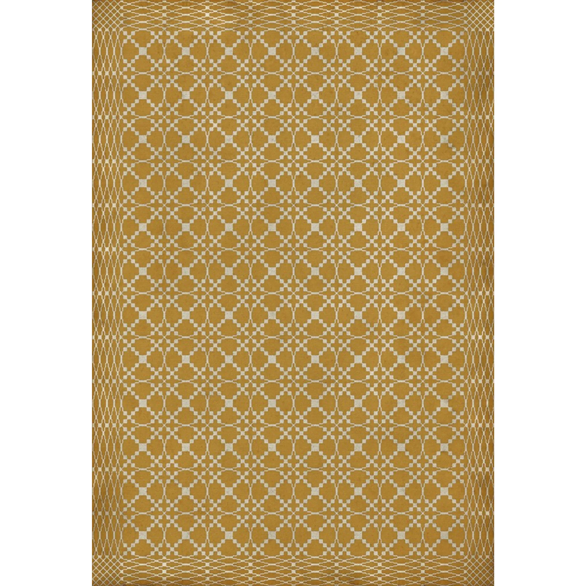 Williamsburg Woven "Essex EST 1692" Vinyl Floorcloth - Spicher & Co.