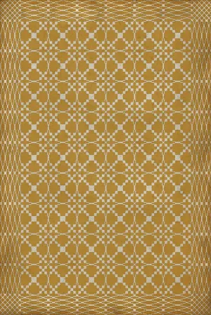 Williamsburg Woven "Essex EST 1692" Vinyl Floorcloth - Spicher & Co.