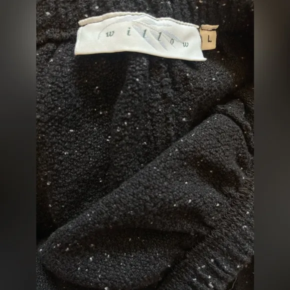 Willow Vintage Long Maxi Black Skirt NWT sz L