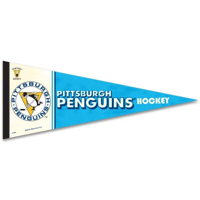 Wincraft NHL Vintage Premium Pennant - Pittsburgh Penguins