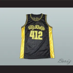 Wiz Khalifa 412 Taylor Gang Black Basketball Jersey