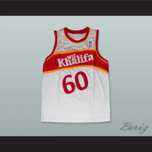 Wiz Khalifa 60 Taylor Gang White Basketball Jersey with Patch