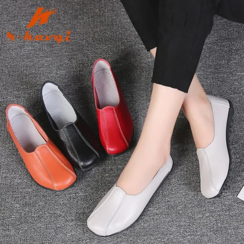 Women Flats Soft Comfortable Quality Leather Flat Shoes
