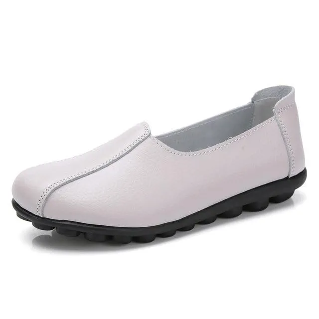 Women Flats Soft Comfortable Quality Leather Flat Shoes