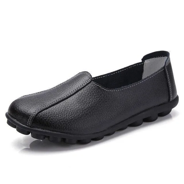 Women Flats Soft Comfortable Quality Leather Flat Shoes