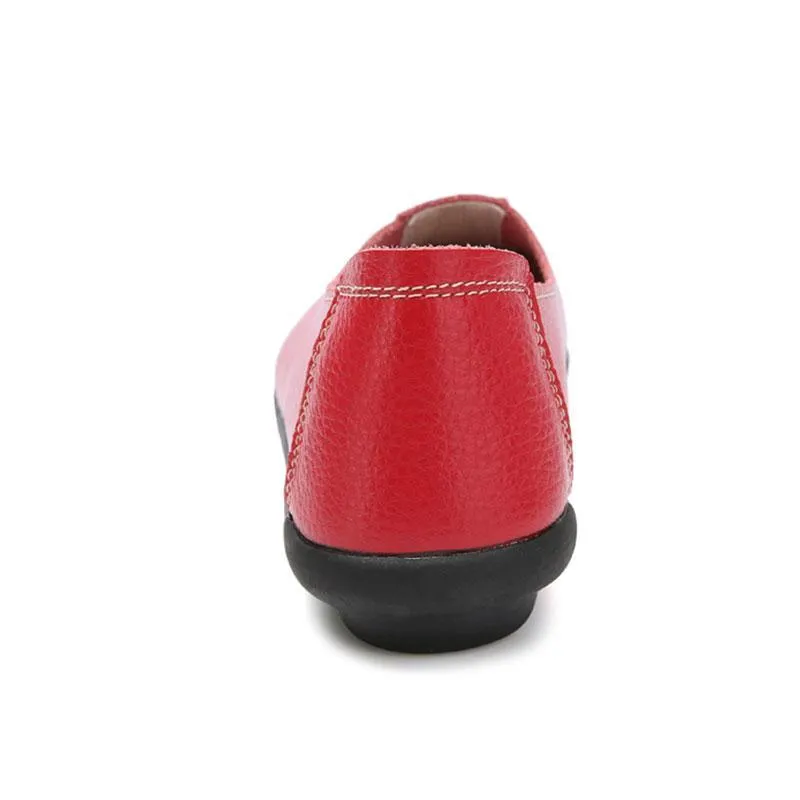 Women Flats Soft Comfortable Quality Leather Flat Shoes