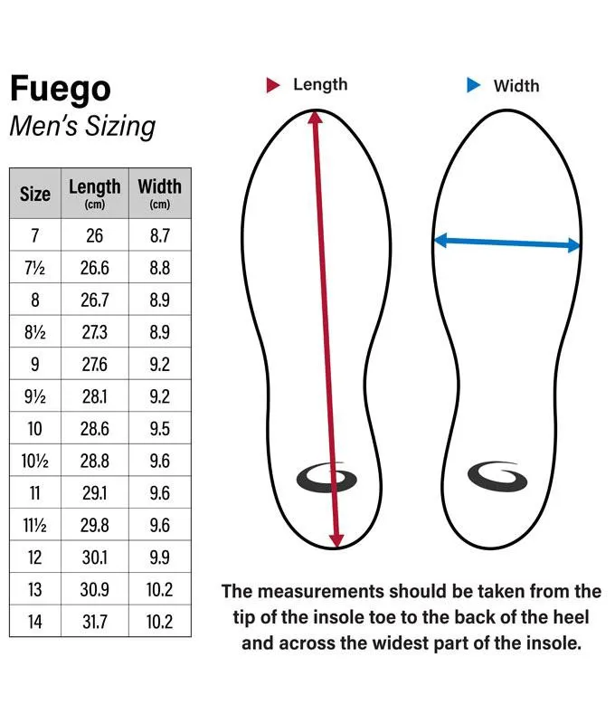 Women's Right Handed G50 Fuego Curling Shoes (Speed 11)