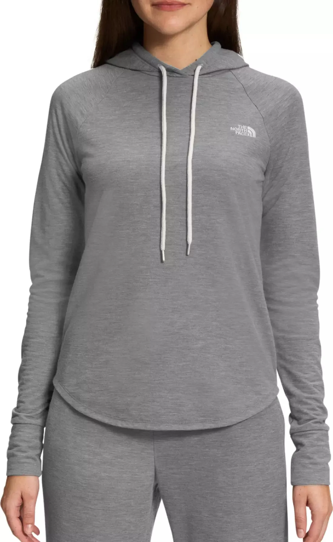 Women's The North Face | Westbrae Knit Hoodie | Medium Grey