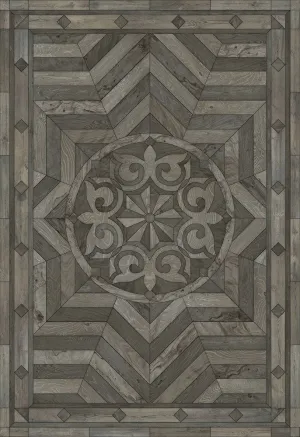 Wood Artisanry Caledonian "Written On The Arched Sky" Vinyl Floorcloth - Spicher & Co.