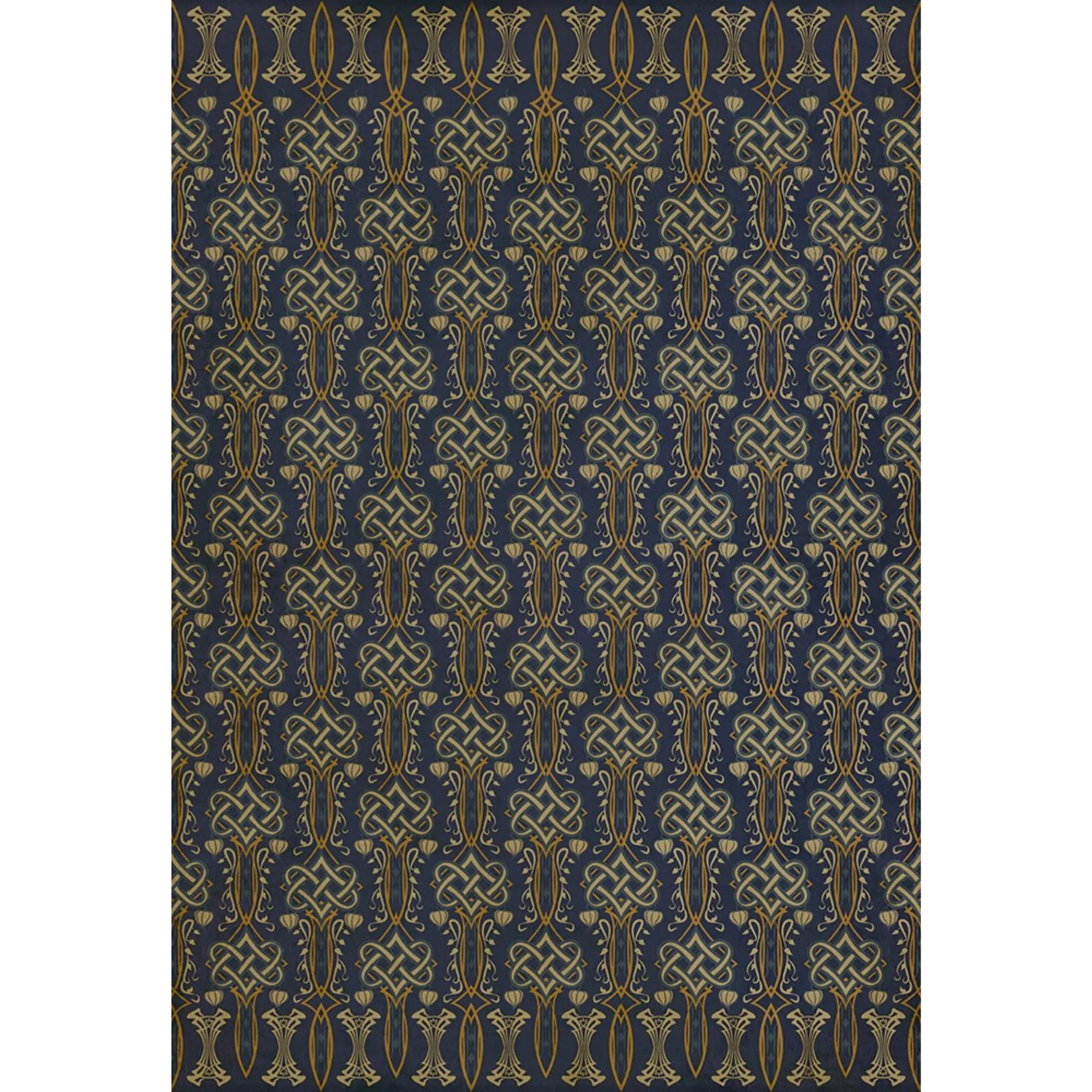 Wood Artisanry Lord Byron "Stanzas for Music" Vinyl Floorcloth - Spicher & Co.