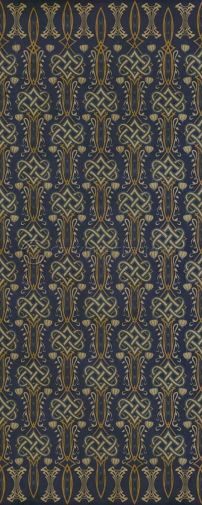 Wood Artisanry Lord Byron "Stanzas for Music" Vinyl Floorcloth - Spicher & Co.