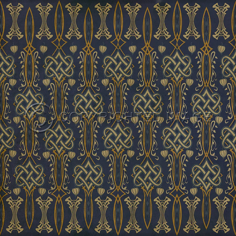 Wood Artisanry Lord Byron "Stanzas for Music" Vinyl Floorcloth - Spicher & Co.