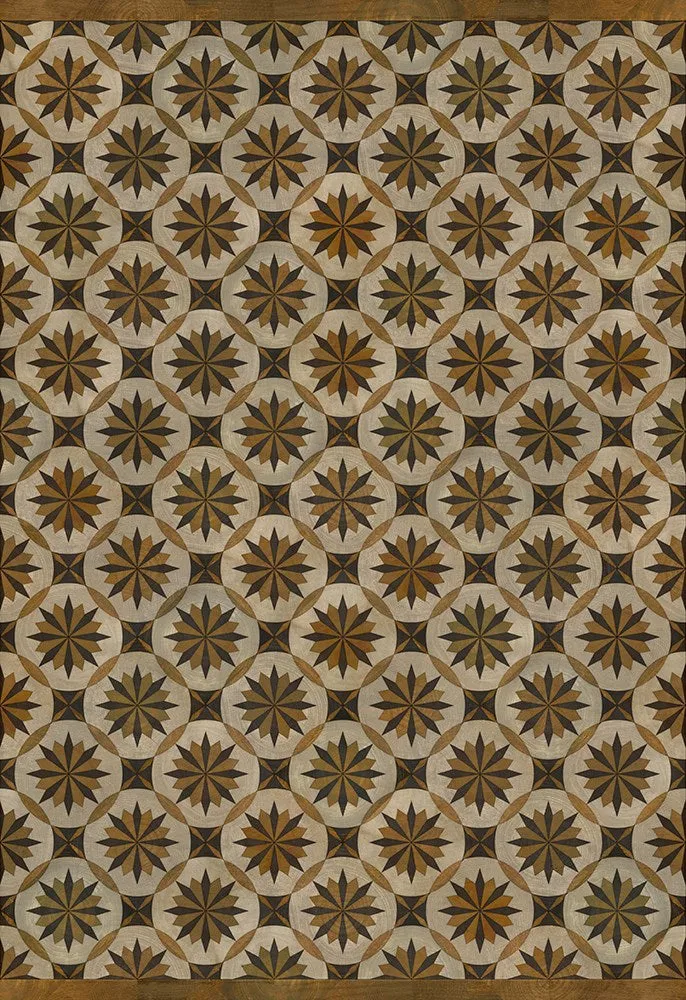 Wood Artisanry "Roycrofter - Essay on Friendship" Vinyl Floorcloth - Spicher & Co.