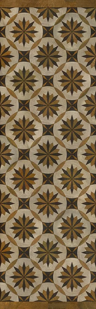 Wood Artisanry "Roycrofter - Essay on Friendship" Vinyl Floorcloth - Spicher & Co.