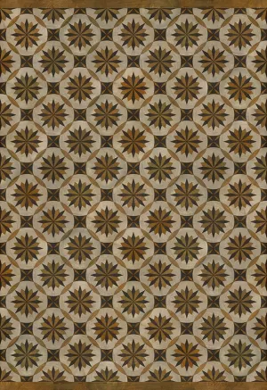 Wood Artisanry "Roycrofter - Essay on Friendship" Vinyl Floorcloth - Spicher & Co.