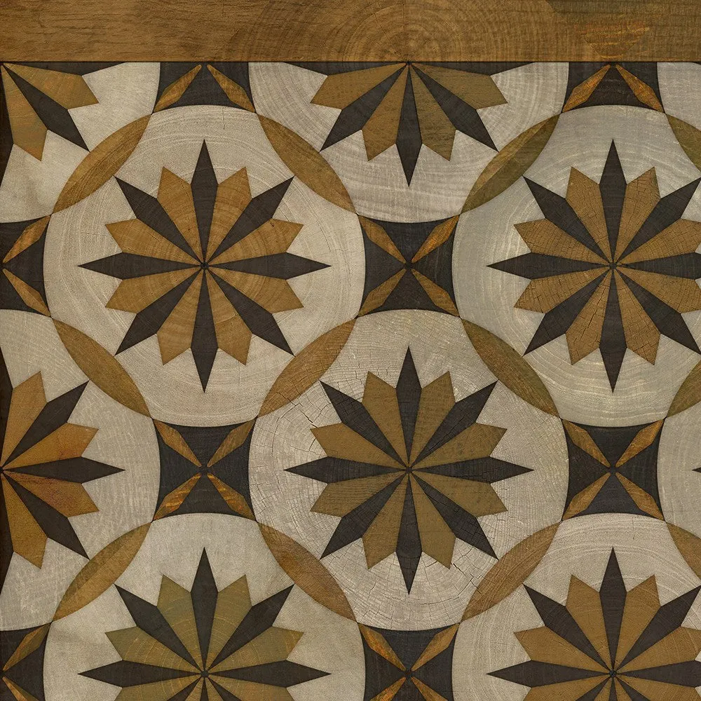 Wood Artisanry "Roycrofter - Essay on Friendship" Vinyl Floorcloth - Spicher & Co.
