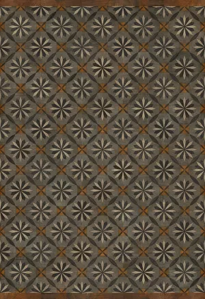 Wood Artisanry "Roycrofter - The Intellectual Life" Vinyl Floorcloth - Spicher & Co.