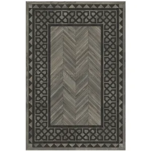 Wood Artisanry University "Columbia" Vinyl Floorcloth - Spicher & Co.