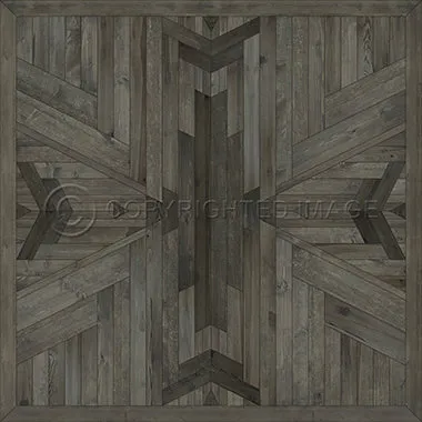 Wood Norwegian Native "The Shadows" Vinyl Floorcloth - Spicher & Co.