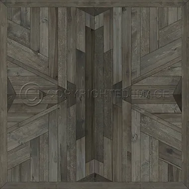 Wood Norwegian Native "The Shadows" Vinyl Floorcloth - Spicher & Co.