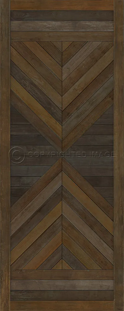 Wood Norwegian "Transylvania is Not England" Vinyl Floorcloth - Spicher & Co.