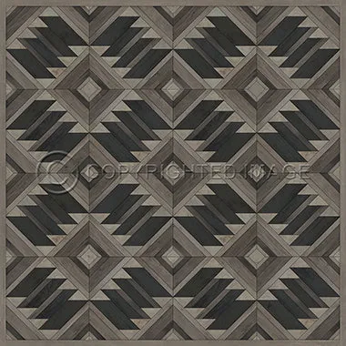 Wood Norwegian Yukon "Miners" Vinyl Floorcloth - Spicher & Co.