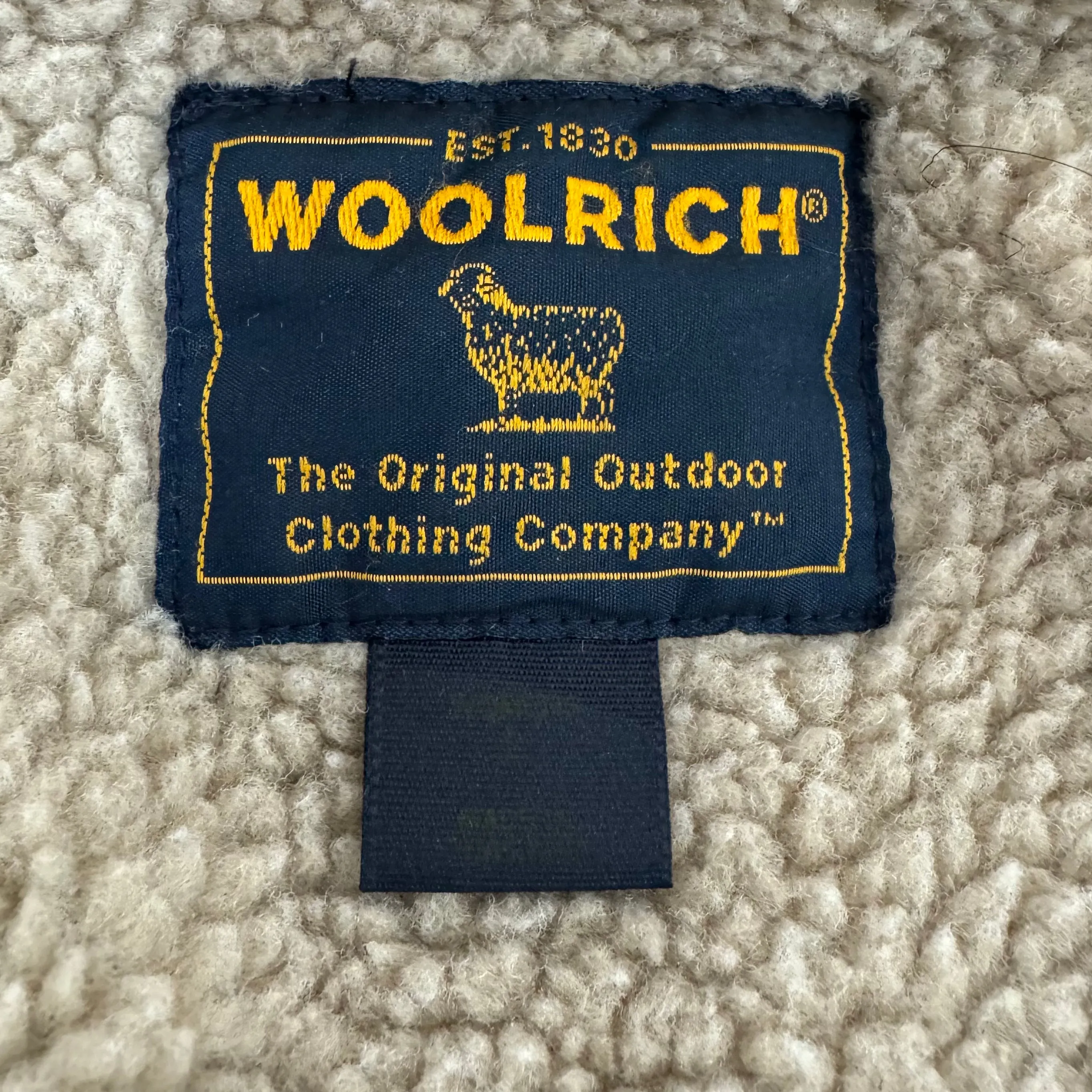 WOOLRICH Vintage Wool Checkered Fleece Lined Button Down Winter Shirt Jacket Shacket