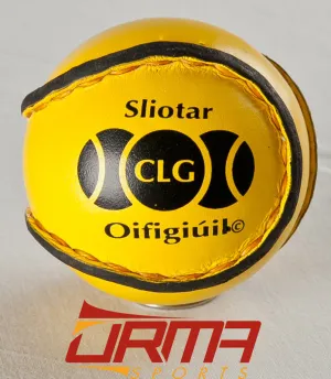 Yellow Floodlight Sliotar - Dozen Box