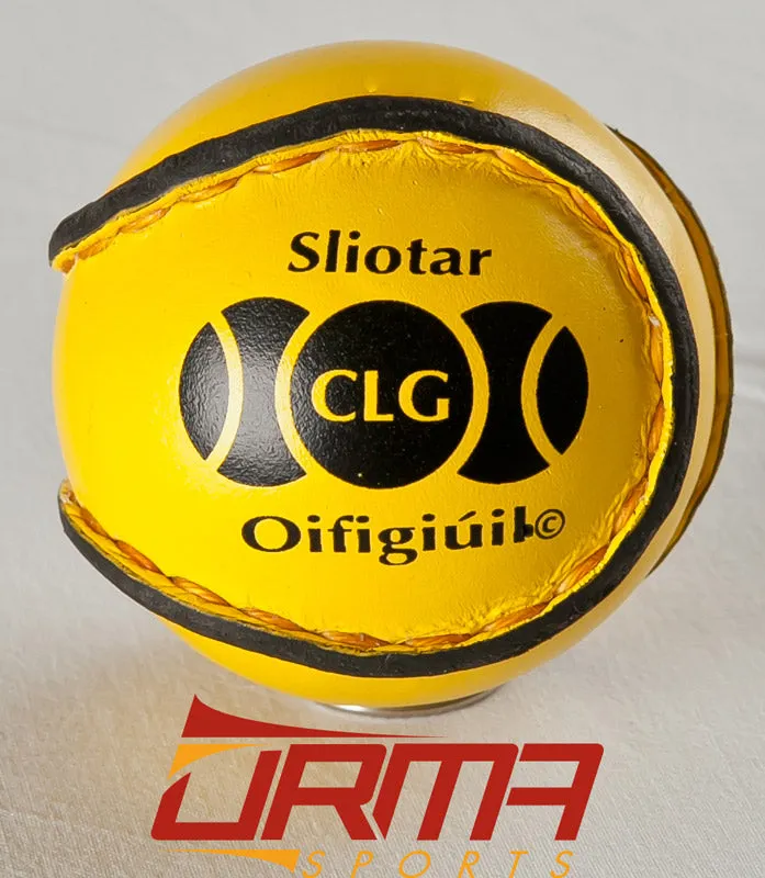 Yellow Floodlight Sliotar - Dozen Box