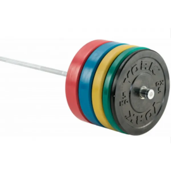 York Barbell YORK USA lb Color Rubber Training Bumper Plate; 29085 - 29090